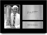 HWC Trading Bill Nicholson Tottenham Hotspur Gifts Printed Signed Autograph Picture for Football Fans and Supporters - A4