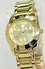 NEW FOSSIL RELIC ZR15681 MULTIFUNCTION WOMENS WATCH GOLD TONE BETH CRYSTAL DIAL
