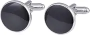 [JYHLSHBA] Cufflinks For Men 1 Pair Of Men'S Cufflinks Black And White Quad Color Cufflinks Tuxedo Dress French Cufflinks