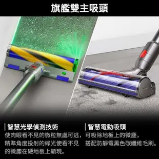 【dyson 戴森 限量福利品】V12 SV35 Detect Slim Total Clean 強勁輕量智慧無線吸塵器 光學偵測(雙主吸頭)