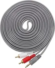 SWOOMEY Enhance Your Sound Experience 3.5mm y Splitter Speaker Cable Audio Cable Replacement Long Flexible Wire Tested for Durability