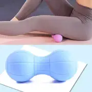 Muscle Relaxation Yoga Ball Back Massage Silicone Ball - Basketball Blue Peanut