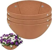 Planter Liners for Outdoor Plants | Window Box Felt Filler | Round Basket Liners Set of 3 Flower Pot Drainage Insert for Indoor Outdoor Planter Garden Decoration