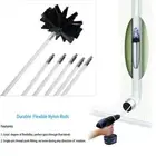 6 Rods Chimney Sweeping Cleaner Brush Flue Cleaning Fireplace Tool Kit