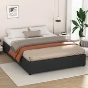 ALFORDSON Bed Frame Gas Lift Storage Mattress Base Charcoal - Double Size