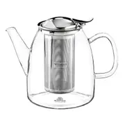 Wilmax England Thermo Glass 1450ml Teapot Container Glassware w/Lid/Handle Clear