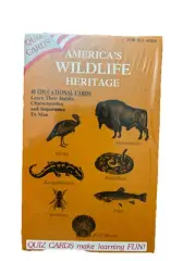 Quiz Cards : America’s Wildlife Quiz Cards , New Sealed In Box