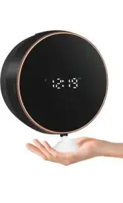 Automatic Soap dispenser Foam Bathroom Wall Mount Rechargeable Foam Black