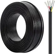 20/18 Gauge Wire 5 Core Electrical Wire Flame Retardant PVC Industrial Cable 10-200FT Tinned Copper Conductor LED Lighting Electronic Wire(10FT(3M),18awg-5c)