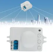 Motion Sensor Garden 70*42*40mm ABS Convenient IP20 White 110-240 V??AC