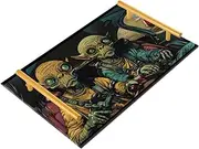 WOIWB Bathroom Tray for Countertop Decorative Acrylic Vanity Tray Makeup Perfume Organizer Serving Tray 7.87 x 11.81 inches, Alien Car Print