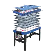 4FT 12-in-1 Combo Games Tables Foosball Soccer Basketball Hockey Pool Table