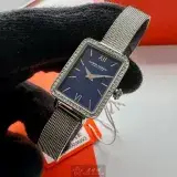 在飛比找遠傳friDay購物優惠-CampoMarzio20mm, 26mm方形銀精鋼錶殼寶藍