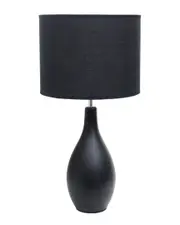 Creekwood Home Essentix 18.11" Traditional Standard Ceramic Dewdrop Table Desk Lamp