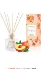 100ml Scent Diffuser with 6 Fiber Sticks, 3.5 oz Reed Diffuser Set Peach