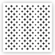 Pattern #12 Stencil - Choose a Size - Laser-Cut Reusable Plastic