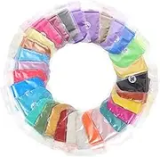 Beatifufu 30Bags Colorful Mica Powder for DIY Eye Shadow Lip Gloss Blusher Resin Crafting Easy to Use Pigments for Nail Art Soap Candle Making and More