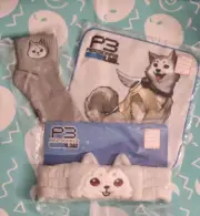 Persona 3 Koromaru Plush Headband Towel Set Shin Megami Tensei 4 5 Taito Sega