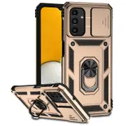 For Samsung Galaxy A13 4G Case, Strong Shielding Cover, Camera Protection, Holder, Gold