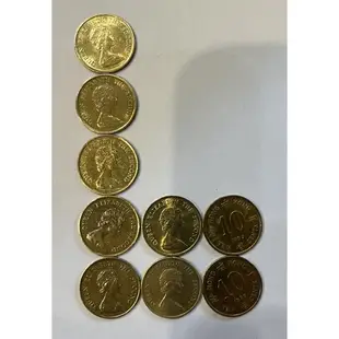 香港硬幣1975年至1989年1毫2毫女王頭像品相優稀少，二手特價
