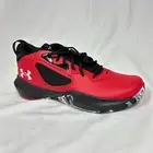 New with Box US men's Size 13- Under Armour Lockdown 6 Red Black Basketball Shoe