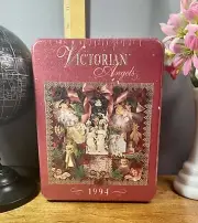 Hallmark Springbok Victorian Angels Puzzle 500 pc. Shimmer/Antique Tin 1994 NEW