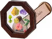 Lanxitown Natural DIY Kaleidoscope Kit - Wooden Kaleidoscope Making Set - Magic Rotating Kaleidoscope - DIY Kaleidoscope Kit for Kids - Unisex Children - 4x4x4 - No Batteries Required