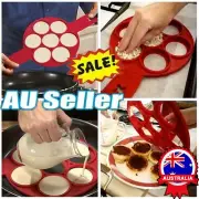 Silicone Egg Ring Pancake Maker Egg Cheese Cooker Pan Flip Mold Non Stick DIY UD