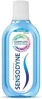Sensodyne Mouthwash Complete Protection + All-in-One Mouthwash Sensitive Protection, Strong Teeth and Lasting Freshness, 250ml Pack