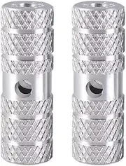 INOOMP Pair motorcycle bike motorcycle foot rest bike Steel Pegs Axle Stunt Pegs bike pegs Foot peg motorcycle foot peg bike rear pegs bike foot pegs foot rests pedal aluminum alloy
