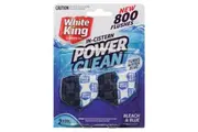 White King In Cistern Block Bleach & Blue 2 Pack 50gm x 6