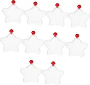 GARVALON 10pcs Star Shaped Sand Art Bottles Secure Lid for Boy Girl Projects for Weddings Birthday Parties and Creative Art Activities