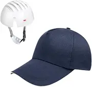 [Perfeclan] Sports Bump Hat Baseball Hat with Cap Insert Casual Hard Cap Headgear for Gardening Backpacking Construction Site Gym Factory