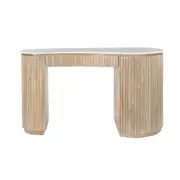 Deva Double Pedestal Desk Natural
