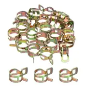 ID 15mm 5/8inch Fuel Line Hose Clips,Pipe Clamps,Spring Hose Clamp,20PCS