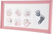 ibasenice Infant Footprint Photo Frame Handprint Casting Handprint Diy Photo Frame Shower
