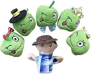 Finger Puppets - Set of 6 Nursery Rhyme Puppets Toys | Finger Puppets for Babies | Farm Fruits Hand Puppets | Interactive Infant Puppets Doll for Preschool Learning