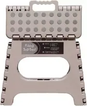 Non-Slip Folding Step Stool, Sturdy Safe Enough - Holds up to 300 Lb - 11 Inch F