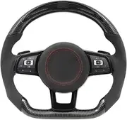 LED Carbon Car Steering Wheel Assembly Compatible With VW VW Golf 7 MK7 MK6 MK5 MK4 PPolo GTI Tiguan Passat Golf 7 7.5 GTI GTD GTE R(Assembly full set)