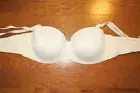 38B VICTORIA'S SECRET ❤️ PINK ❤️ Bra BEIGE PLUNGE STRAPLESS SUPER COMFY PUSH UP