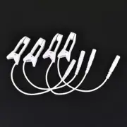 2pcs 2.0mm ear pain relief clip tens electrode lead wire connecting cable&UU