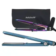 BaByliss Pro Dual Ionic Flat Iron 1¼" + Prima2000 3/4" Mini Flat / Curling Iron