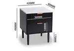 SHAW 2 Drawer Bedside