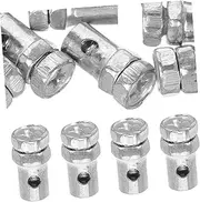 Racing Lawn Mower Parts 10pcs Go Kart Throttle Cable Stops Heavy Duty Locks for Bicycle Scooter