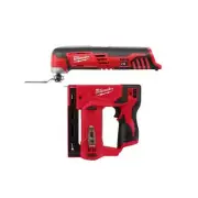 Milwaukee Oscillating Multi-Tool Cordless Variable Speed w/ 3/8" Crown Stapler
