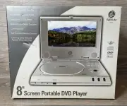Digital Labs 8” Screen Portable DVD Player K725 Dolby Digital Decoder New In Box