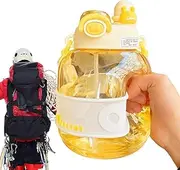 Cycling Water Bottle,Large Capacity Sports Water Cup with Handle - Cycling Supplies Leakproof Containers for Beverage, Juice, Milk, Beer