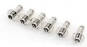 Xiaojiang Store 5 Sets GX12 Flange Butting Type 2/3/4/5/6/7Pin Male&Femal Aviation p/Lug &Socket Connectors Copper(10 Sets,7P)