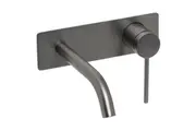 Johnson Suisse Venezia Wall Basin / Bath Mixer - Gunmetal