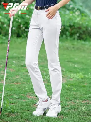 PGM 2021新品 高爾夫褲子 女士長褲夏季服裝 高彈顯瘦 運動女褲